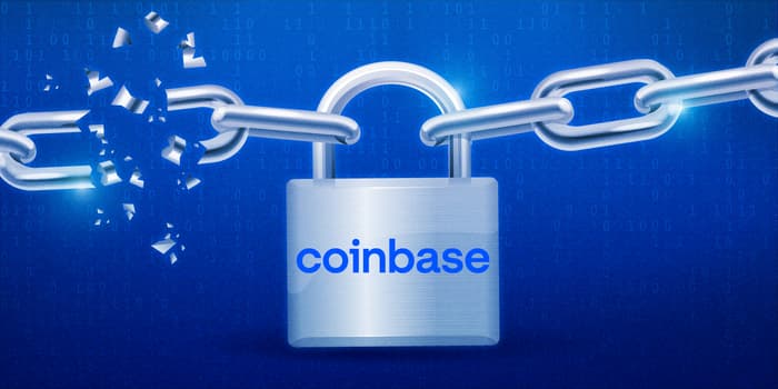 The lock that says Coinbase