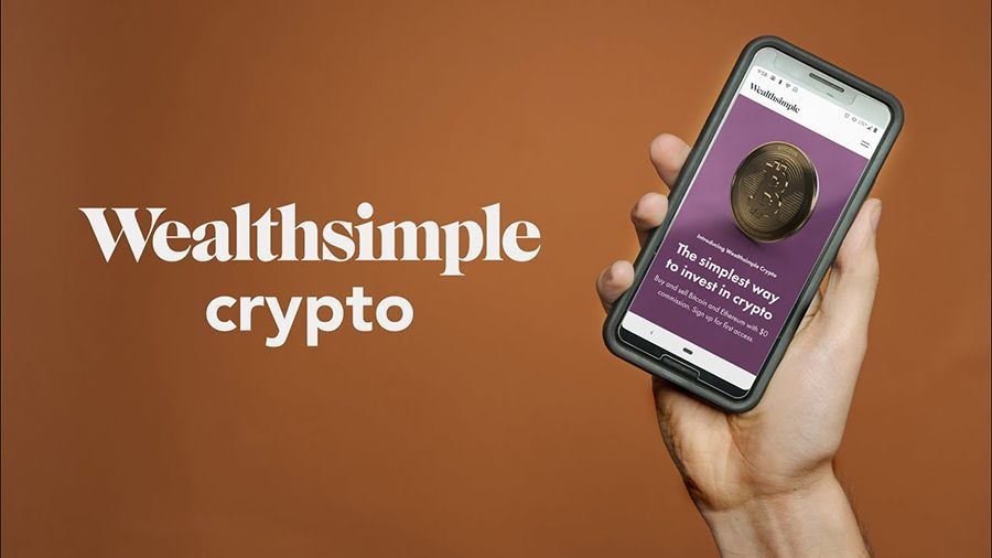 A phone with the wealthsimple app